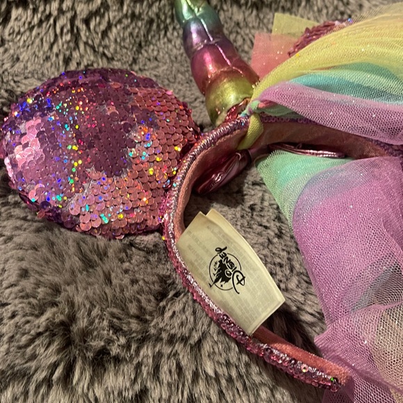 Disney Minnie Mouse Unicorn Princess Ears Mickey PINK Revisable Headband - Picture 7 of 7